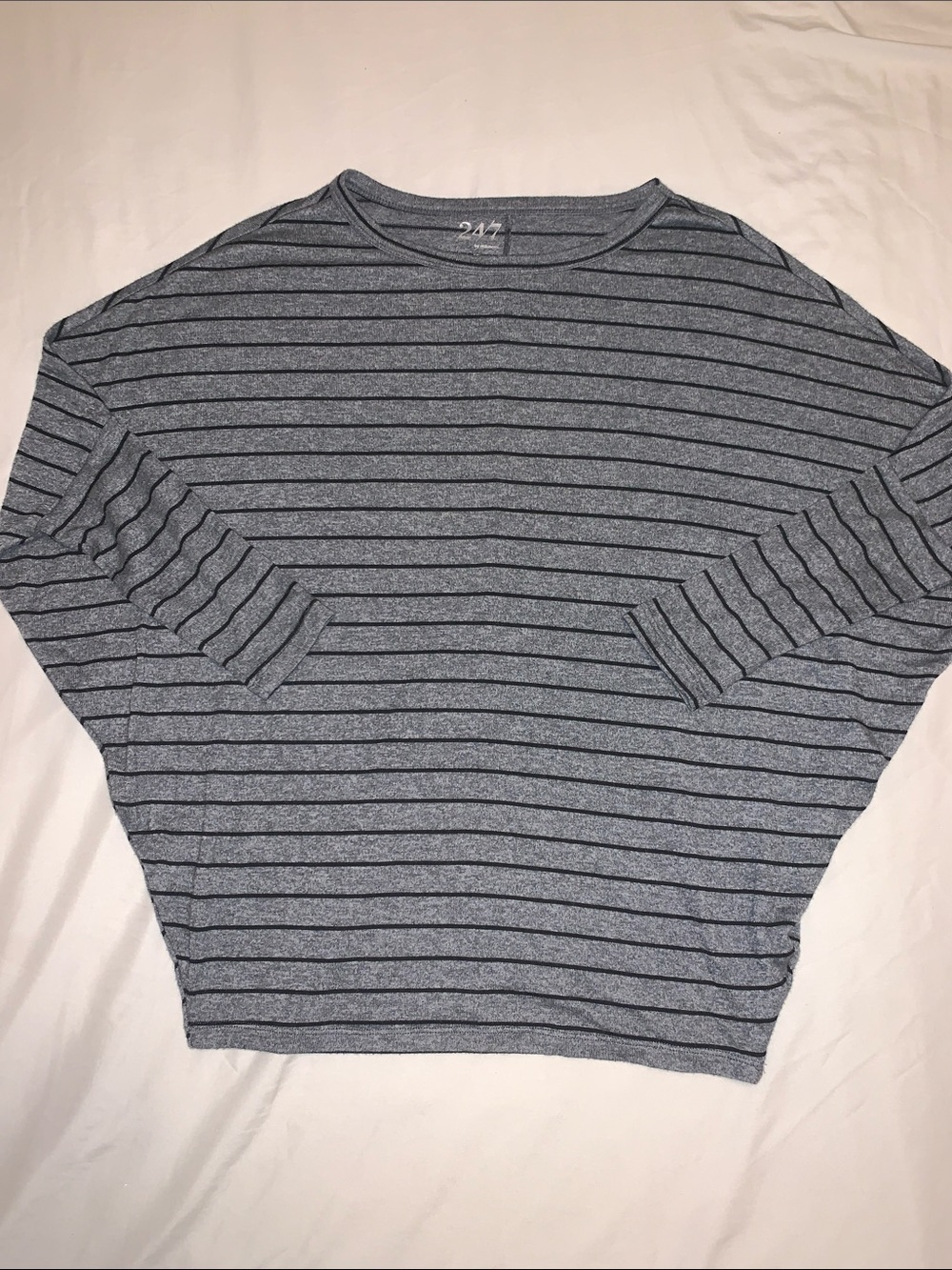 Maurices batwing knit shirt Heather Gray Crewneck Sweater XS - Picture 1 of 4